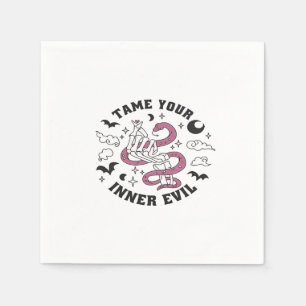 Serviette En Papier Skeleton Main Making Heart