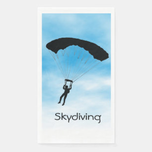 Serviette En Papier Skydiving Parachutage Design Serviette d'hôte Napk