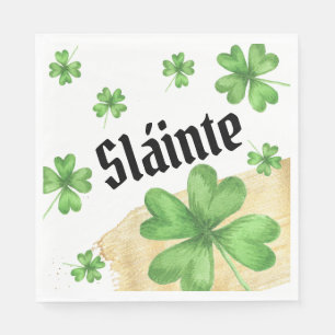 Serviette En Papier Slainte Irlandaise