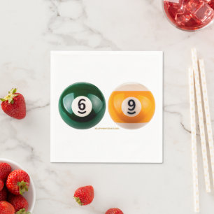 Serviette En Papier SlipperyJoe's 69 table de billard dur deux billiar