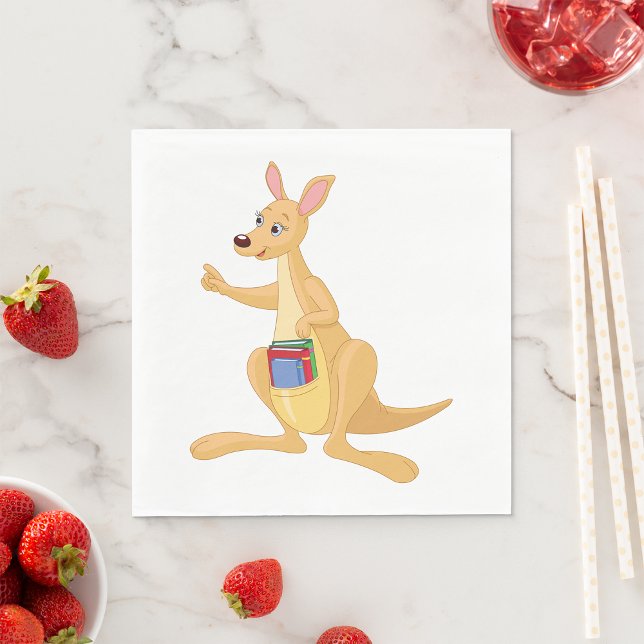 Serviette En Papier Smart Kangaroo (Créateur téléchargé)