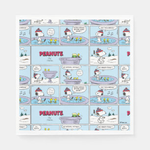 Serviette En Papier Snoopy & Amis Jeu de hockey