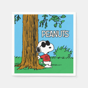 Serviette En Papier Snoopy "Joe Cool" debout