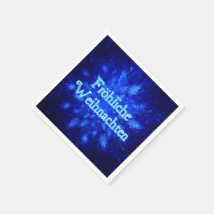 Serviette En Papier Snowburst - Froliche Weihnachten
