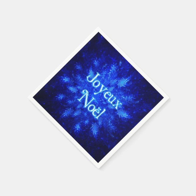 Serviette En Papier Snowburst - Joyeux Noё l (Coin)