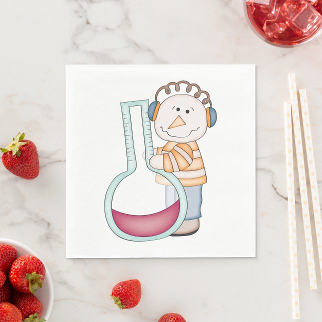 Serviette En Papier Snowman Vérifie La Température (Créateur téléchargé)