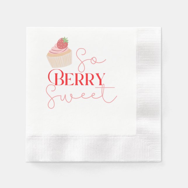 Serviette En Papier So Berry Sweet dessert napkin (Devant)