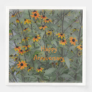 Serviette En Papier Soft and Dreamy Happy Anniversaire