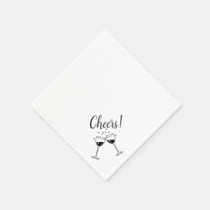 Serviette En Papier Soirée Cocktail