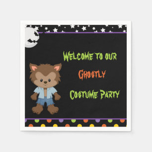 Serviette En Papier Soirée costumée pour l'Halloween