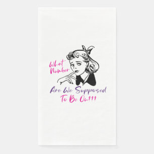 Serviette En Papier Soirée de Bunco Funny