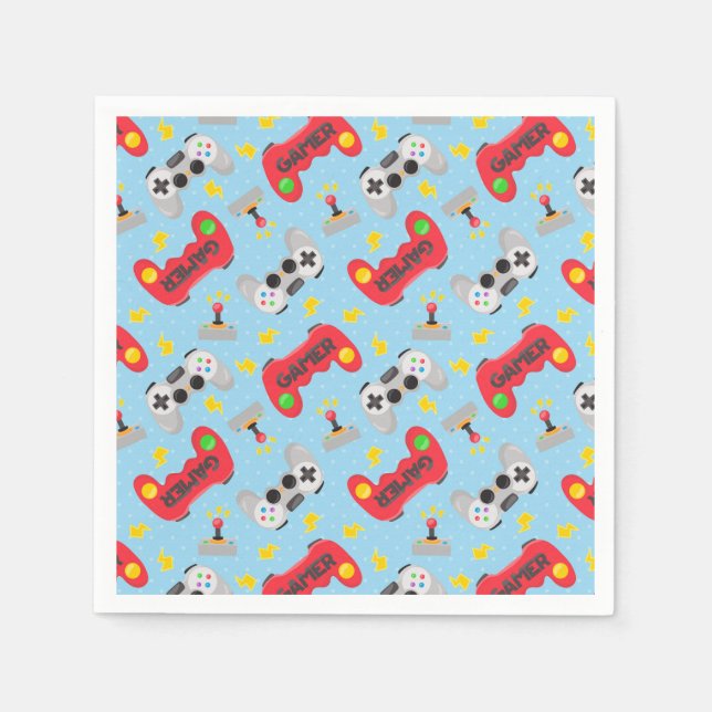 Serviette En Papier Soirée de jeu (Devant)