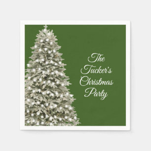 Serviette En Papier Soirée de Noël simple et élégante