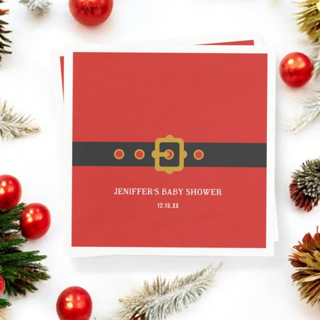 Serviette En Papier Soirée Noël père Noël (Créateur téléchargé)