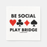 Sois Social Play Bridge Four Card Costumes Conseil