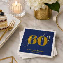 Soixante Élégante Invitation d'anniversaire 60 ans