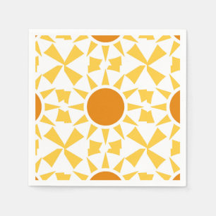 Serviette En Papier Soleil d'été