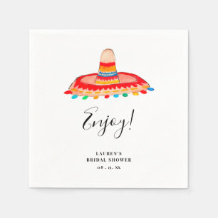 Serviette En Papier Sombrero, Fiesta de mariage, Réception de mariage