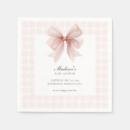 Serviette En Papier Some Bunny Sweet Baby Shower Rose