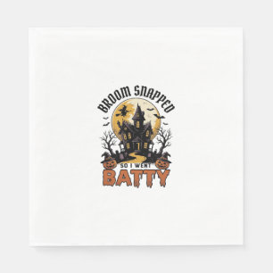Serviette En Papier Sorcière drôle Halloween Maison hantée Graphique C