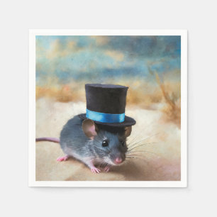 Serviette En Papier Souris à l'écureuil