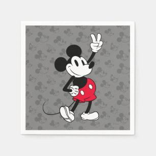 Serviette En Papier Souris classique Mickey   Cool au-delà des années
