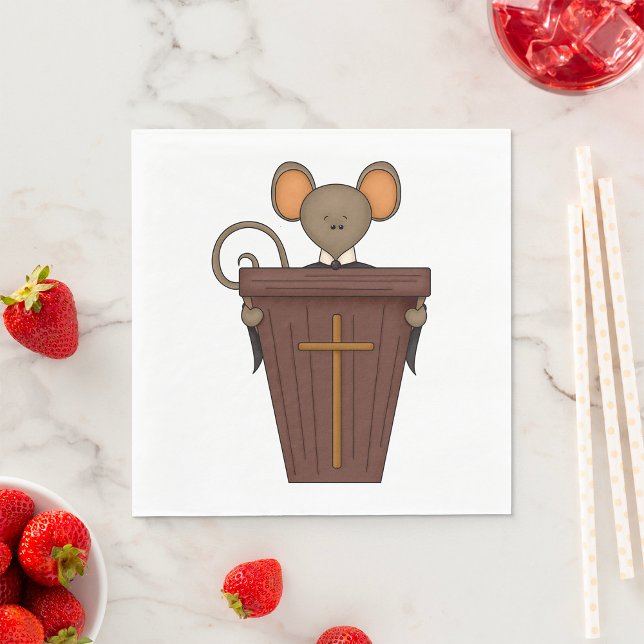Serviette En Papier Souris d'église (Créateur téléchargé)