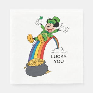 Serviette En Papier Souris Mickey  Saint Patrick's Day - Pot of Gold