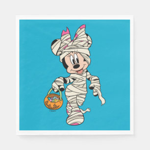 Serviette En Papier Souris Minnie Halloween Mummy