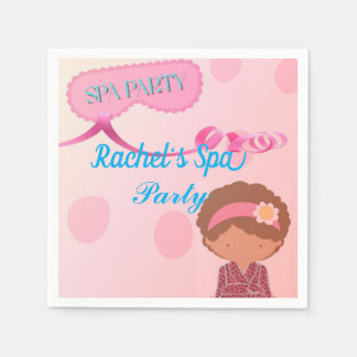 Serviette En Papier Spa Birthday Paty