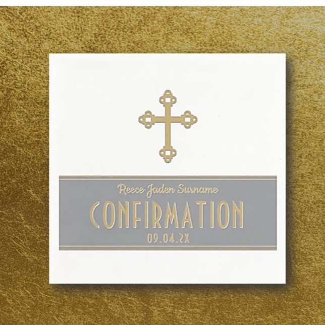 Serviette En Papier Spécial ! Serviettes de partie de confirmation per (Créateur téléchargé)