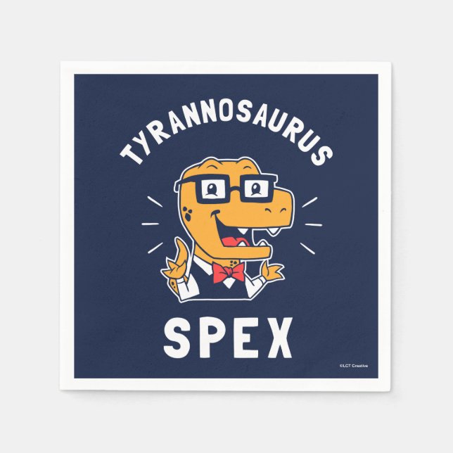 Serviette En Papier Spex Tyrannosaurus (Devant)