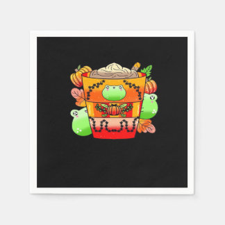 Serviette En Papier Spice Citrouille crémeuse Latte Saison