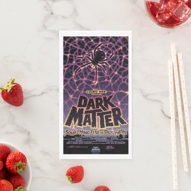Serviette En Papier Spider Cosmic Web, Galaxie d'Halloween des horreur (En situation)