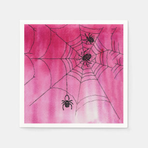 Serviette En Papier Spidery Web design sur papier serviettes