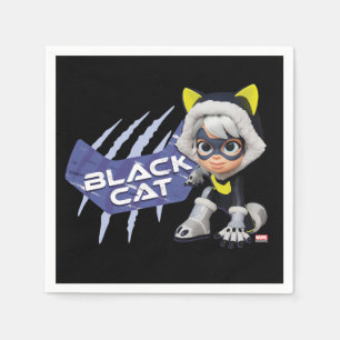 Serviette En Papier Spidey et ses amis incroyables Black Cat