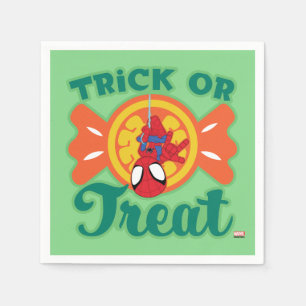 Serviette En Papier Spidey Trick or Treat