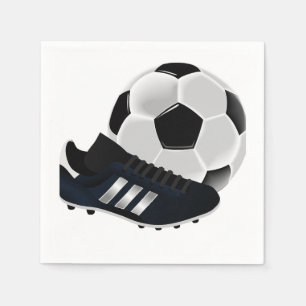 Serviette En Papier Sports de football