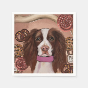 Serviette En Papier Springer Spaniel anglais