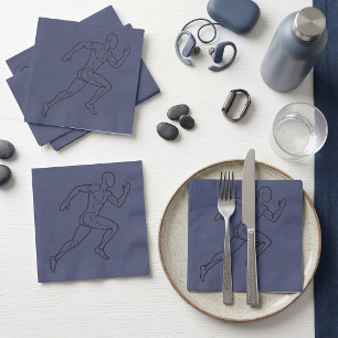 Serviette En Papier Sprinteur d'art en ligne continue courant