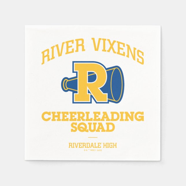 Serviette En Papier Squad Cheerled River Vixens (Devant)