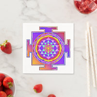 Sri Yantra - Symbole hindouiste Design 1