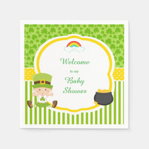 Serviette En Papier St Patrick's Day Irish Holiday Girl Baby shower