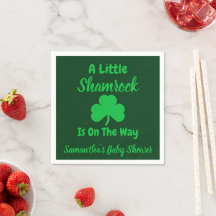 Serviette En Papier St Patrick's Day, petit Shamrock