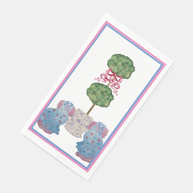 Serviette En Papier Staffordshire Chiens Chinoiserie Ginger Jar Jars N (Coin)