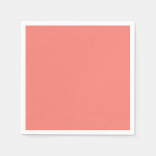 Serviette en papier standard de cocktail rose cora