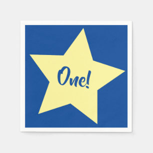 Serviette En Papier Star Cute Kid's Birthday Party Space