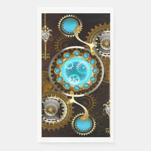 Serviette En Papier Steampunk Rusty Background