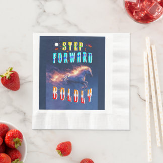 Serviette En Papier Step Forward Boldly