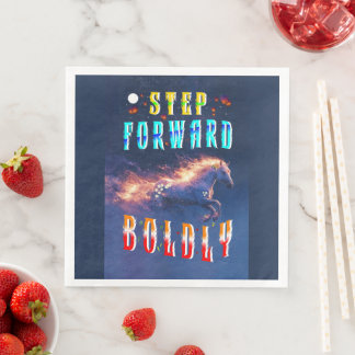 Serviette En Papier Step Forward Boldly